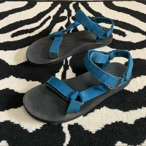 Teva Original Universal Urban Sandals Blue Size 8 - Picture 5 of 9